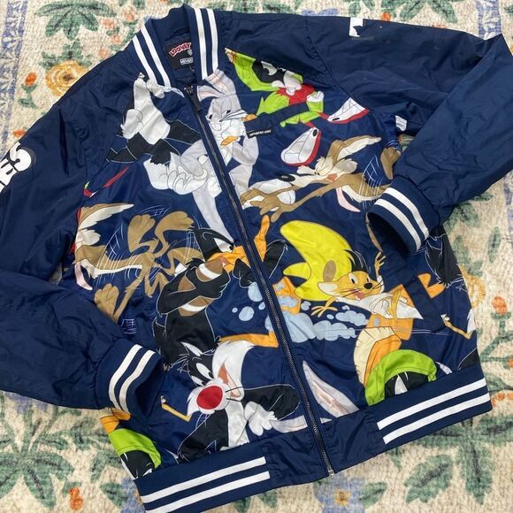 MEMBERS ONLY x LOONEY TUNES Bomber Jacket size medium - Picture 1 of 7